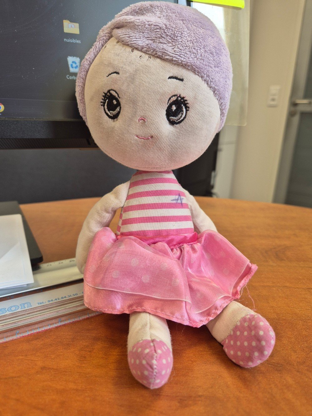 Doudou trouvé au city