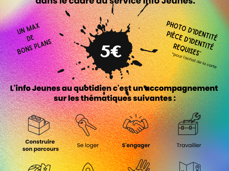Carte Jeunes -  Maison des Initiatives Jeunesse